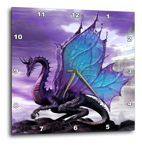 Reloj Pared Dragon Cuento Hada In