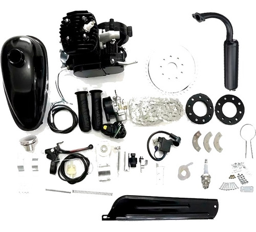 Kit Motor Bicicleta 80cc Completo Motorizada Gasolina