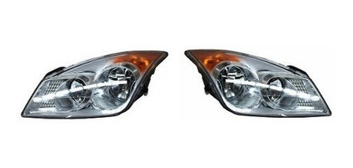 Par Juego Faros Ford Fiesta  2008 - 2010 4 Puertas Hjk