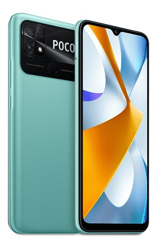 Imagen 2 de 9 de Celular Xiaomi Poco C40 32gb 3gb Ram Coral Green + Audifonos