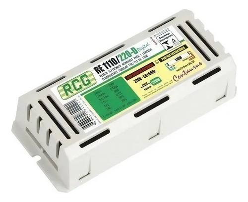 Reator Eletrônico 220v 1x110w Rcg 110v/220v