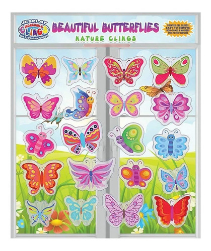 Hermosas Mariposas Se Aferra Gruesas De Gel Reutilizabl...