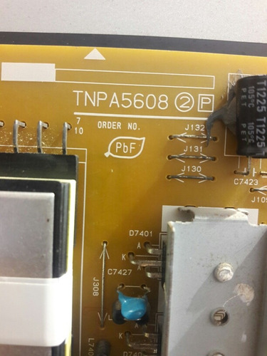 Placa Fonte Tv Panasonic Tnpa5608 Tc-l42e5bg