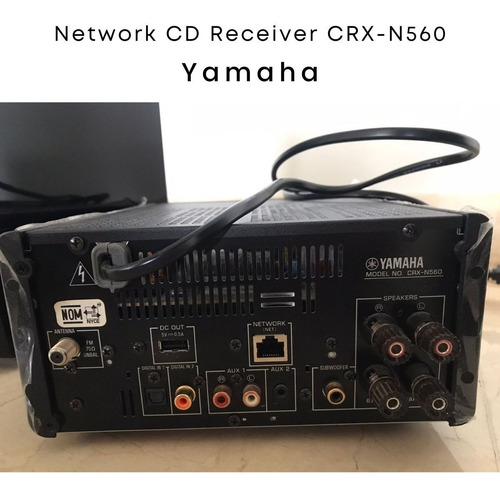 Equipo Yamaha Crx-n560 Networker Cd Receiver + Subwoofer +bt