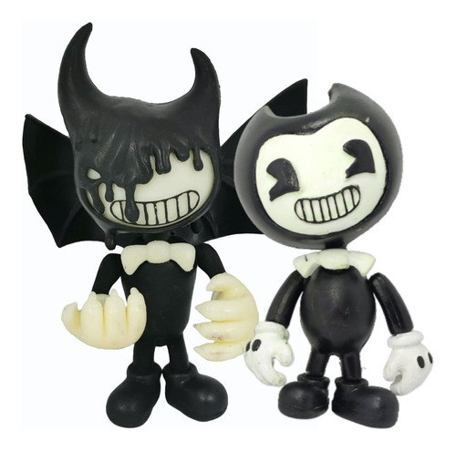 Bendy And The Ink Machine 2 Figuras Articulada Demonio Alas