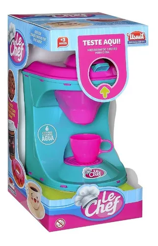 Mini Cafeteria Infantil Cozinha Brinquedo C/ Som E Luz Usual