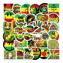 Comprar - Adesivos De Música Reggae De Bob Marley, 10, 30, 50