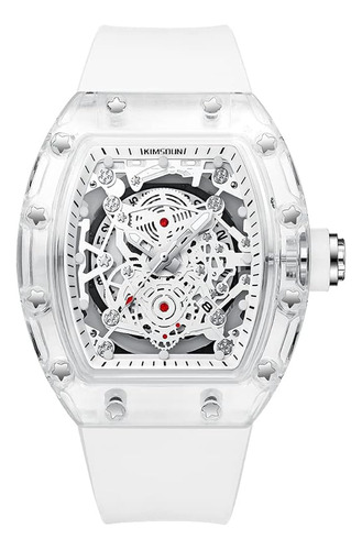 Kimsdun-stylish Skeleton Sport Watches, Impermeable, Reloj D