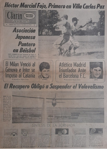 Clarin Deportivo 11/1/1964 Futbol En Bancarrota,los Dt ,turf