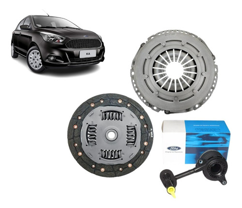 Kit Embreagem Completo Ford Ka 1.0 3c 2018 A 2021 Original