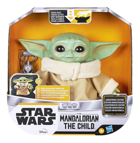 Imagen 1 de 9 de Baby Yoda Interactivo Animado Mandalorian Star War F1119 