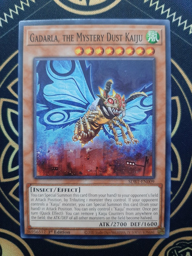 Yu-gi-oh! Gadarla, The Mystery Dust Kaiju Sdbt-en009 Común