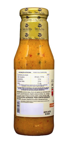 Mostarda Com Maracujá E Pimenta Dedo De Moça Sabor Das Índias 335g