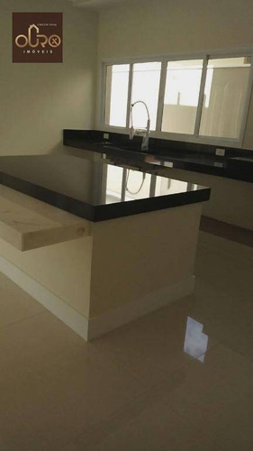 Imagem 20 de 30 de Sobrado Novo Residencial À Venda, Condomínio Villaggio Di Firenze, Franca. - So0016