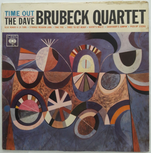 Lp Vinil G+/vg The Dave Brubeck Quartet Time Out 1a Ed Br Mo