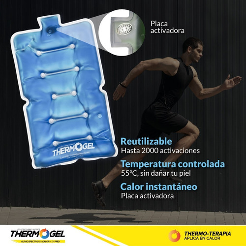 Imagen 4 de 8 de Compresa De Gel Térmica Grande Thermo Gel