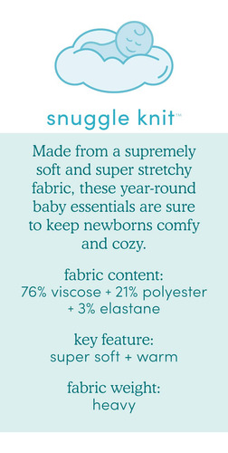 Manta Para Bebé Snuggle Knit, Con Rosetones