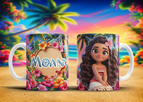Taza Plastica Moana #2 Varios Modelos