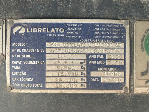 Imagem 13 de 14 de Carreta Sider Liberato Ano 2020 Para 28 Paletes