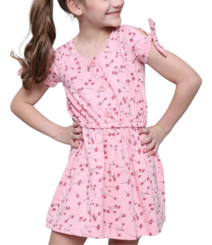 Molde Vestido Infantil Franzido Com Babados 2 Aos 12 Anos