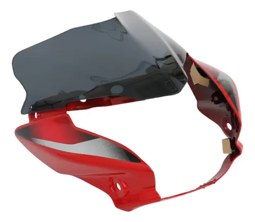 Carenaje De Farola Para Bajaj Discover 125st Rojo Mtc