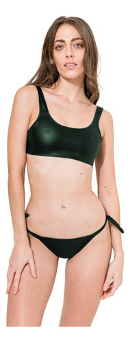 Bikini Cuero Top T. Desmontable Less Para Atar Agatha 53000