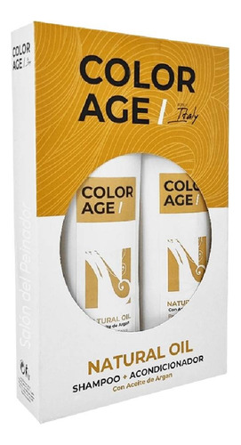 Color Age | Kit Natural Oil Shampoo Y Acondicionador