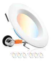 Comprar Paquete 6 Luces Led Empotrables Regulables, 12w, 1000lm, 270