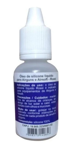 Imagem 2 de 2 de Óleo De Silicone 15ml - Rossi