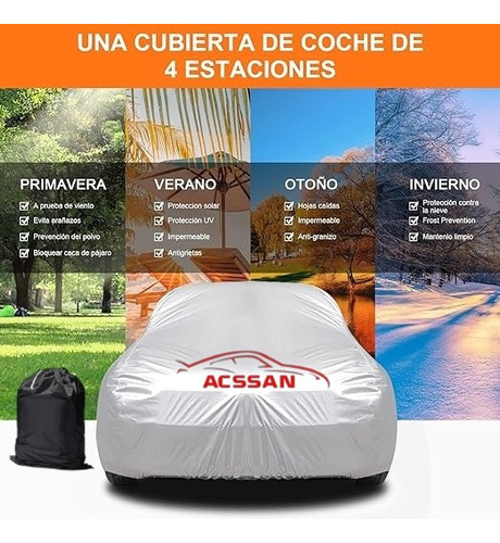 Recubrimiento Cubreauto Lyc Con Broche Sev E Nat 2023