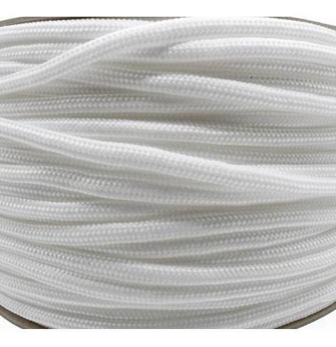 Corda Pp Branco Trançada 5mm Pesca Camping Varal 10 Metros