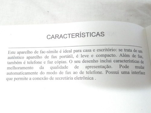 Imagem 10 de 10 de Fax Olivetti Ofx 302 Funcionando Leia Usado