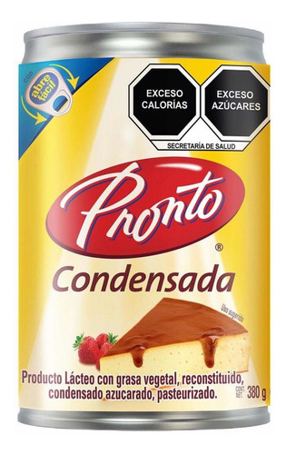 Caja Leche Condensada Pronto 24 Piezas De 380g C/u