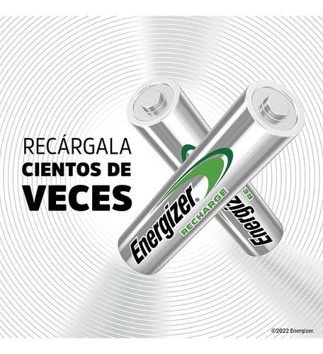 Pilas Recargables Energizer Aa Power Plus 2 Baterias
