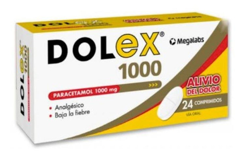 Dolex 1000 Mg 24 Comprimidos | Paracetamol