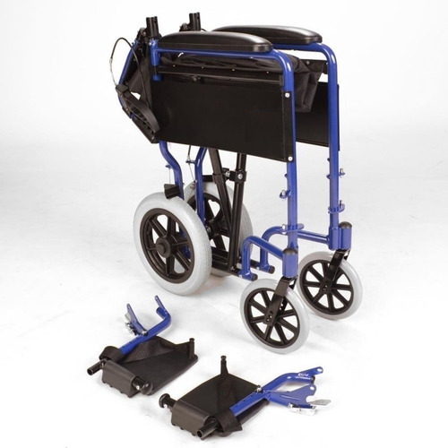 Imagen 2 de 10 de Silla De Ruedas Angosta Aluminio, Transportable, Ancho 58 Cm