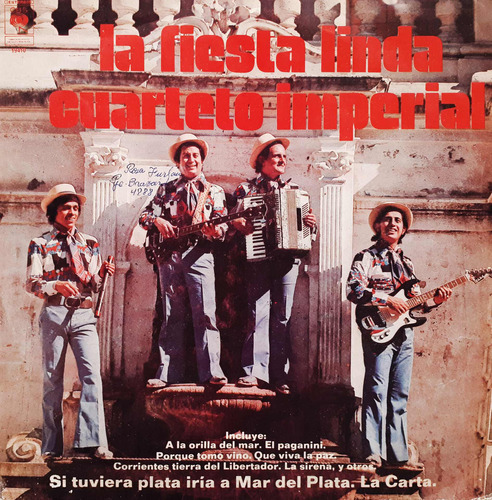 Cuarteto Imperial - La Fiesta Linda R3 Lp