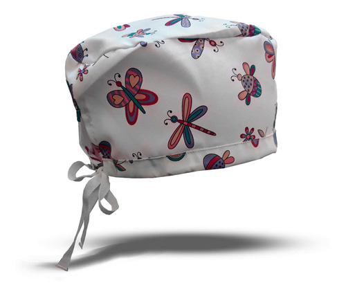 Cofia Gorro Clínico Amarre Antifluido Lavable Prim Mike`s