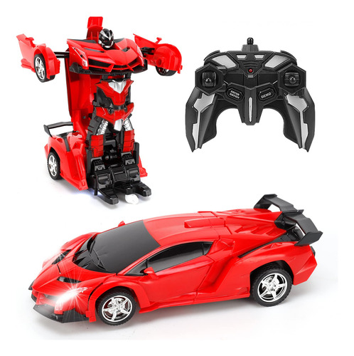 Figrol - Transform Rc, Auto-robot, Control Remoto, 2.4g, Jug