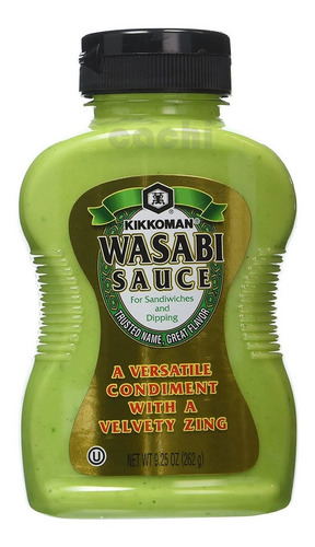 Imagen 1 de 3 de Salsa Wasabi Kikkoman 262ml