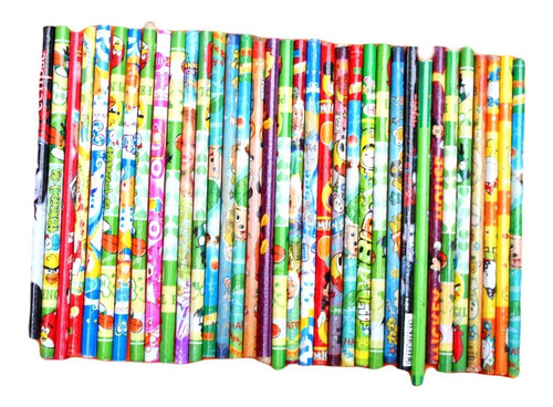 Imagen 3 de 4 de Lapices Lapiz Relleno De Piñata Cotillon Infantil Variado