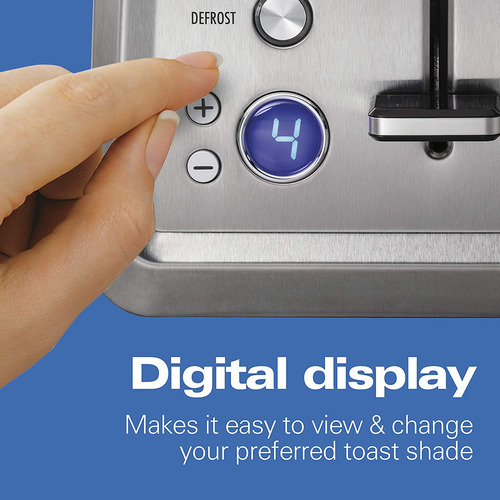Tostadora Hamilton Beach De 2 Rebanadas Con Lectura Digit...