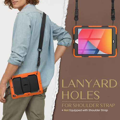 A Funda Para iPad 9 8 7 Generación De 10.2in Rudo Protector