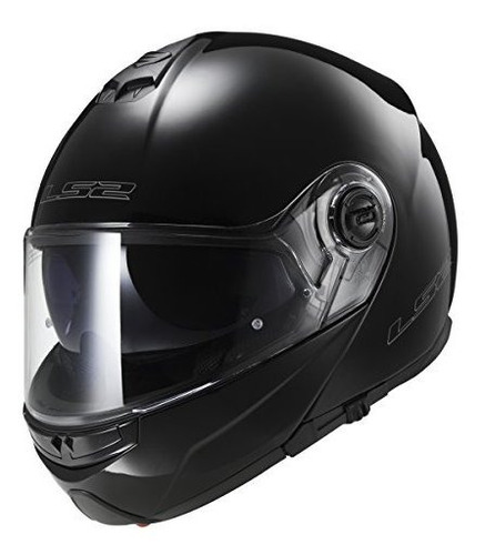 Casco Modular Strobe Ls2 Helmets (negro - Medio)