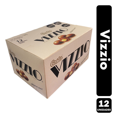 Chocolate Costa Vizzio, Tamaño Para Compartir (caja Con 12u)