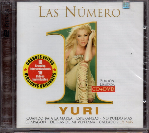 Cd+dvd  Yuri  Las Nro Uno ,,exitos Romanticos