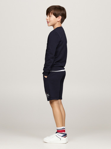 Polerón De Niño Con Logo Azul Tommy Hilfiger