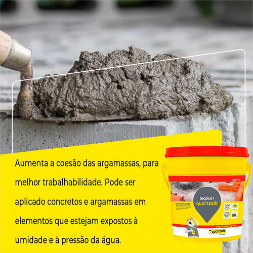 Tecplus 1 Impermeabilizante De Concreto E Argamassas - Quart