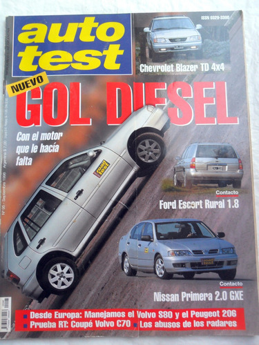 Auto Test 95 Gol Diesel, Ford Escort Rural, Nissan Primera
