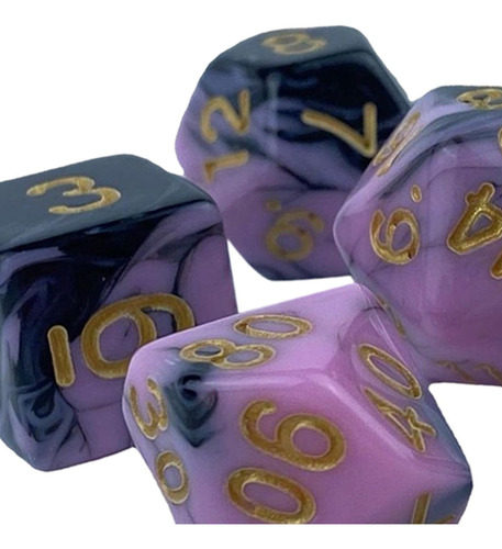 7 Uds Dados Poliédricos Coleccionables Juego De Mesa